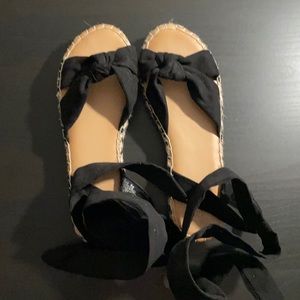 Old Navy tie up sandals